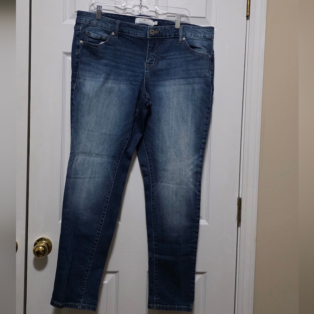 Torrid Dark Blue Boyfriend Jeans